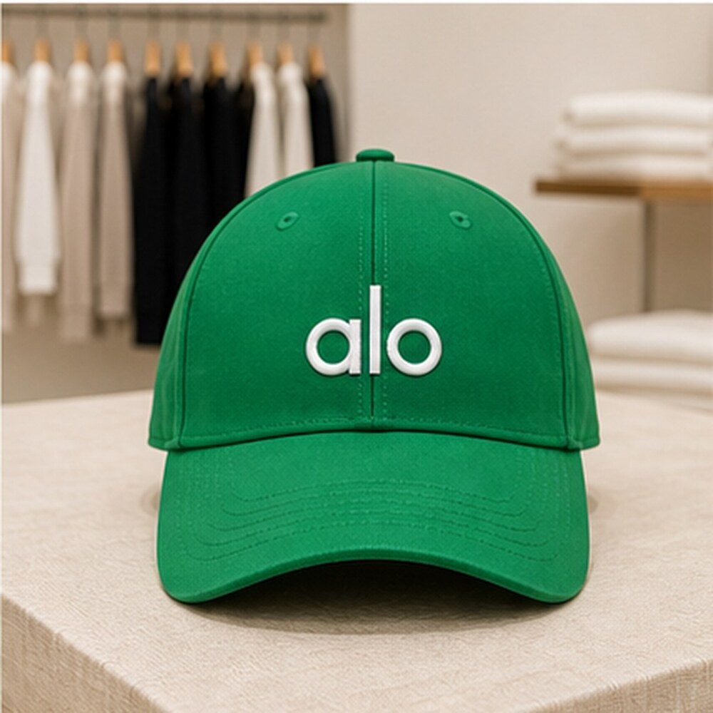 ALO Yoga Green Everyday Baseball Cap Hat NWT